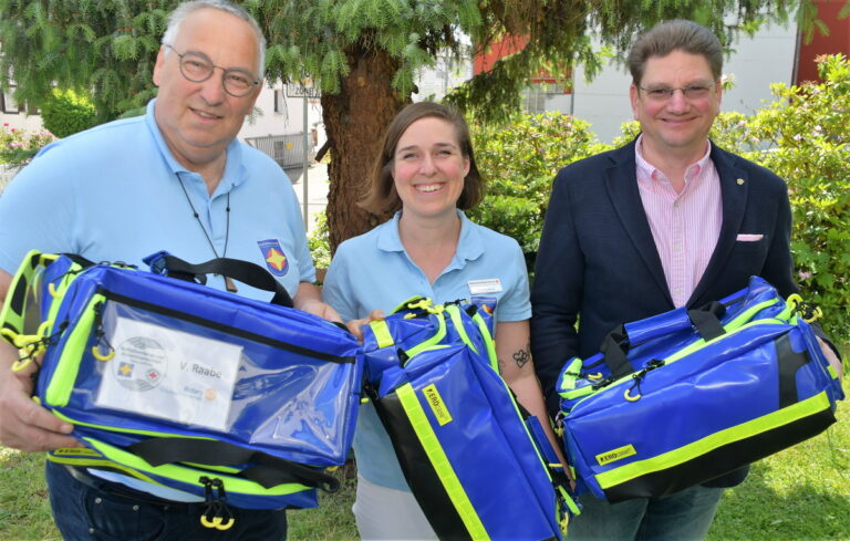 Taschen für die Notfallseelsorge und Krisenintervention im Odenwaldkreis
