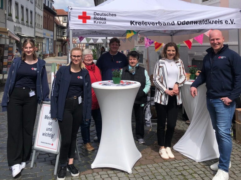 DRK-Selbsthilfe zu Gast beim All-In-Festival in Michelstadt