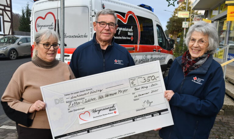 Finanzielle Zuwendung für die gute Sache kommt von Herzen