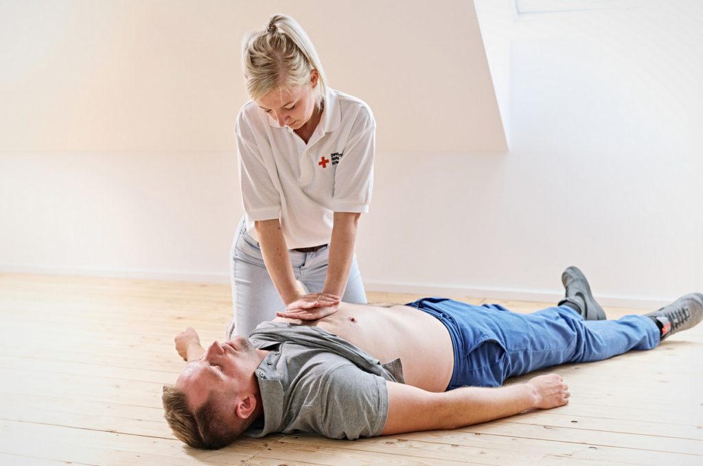 Anwendungsbeispiel einer Herzdruckmassage