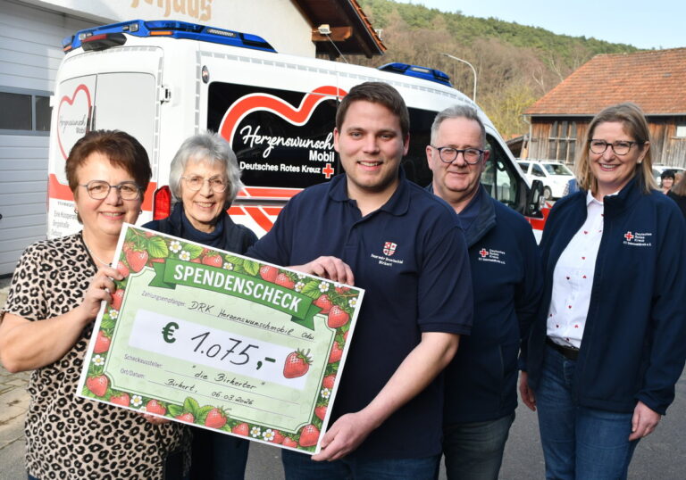 Eine kleine Ortschaft hat für den guten Zweck gesammelt